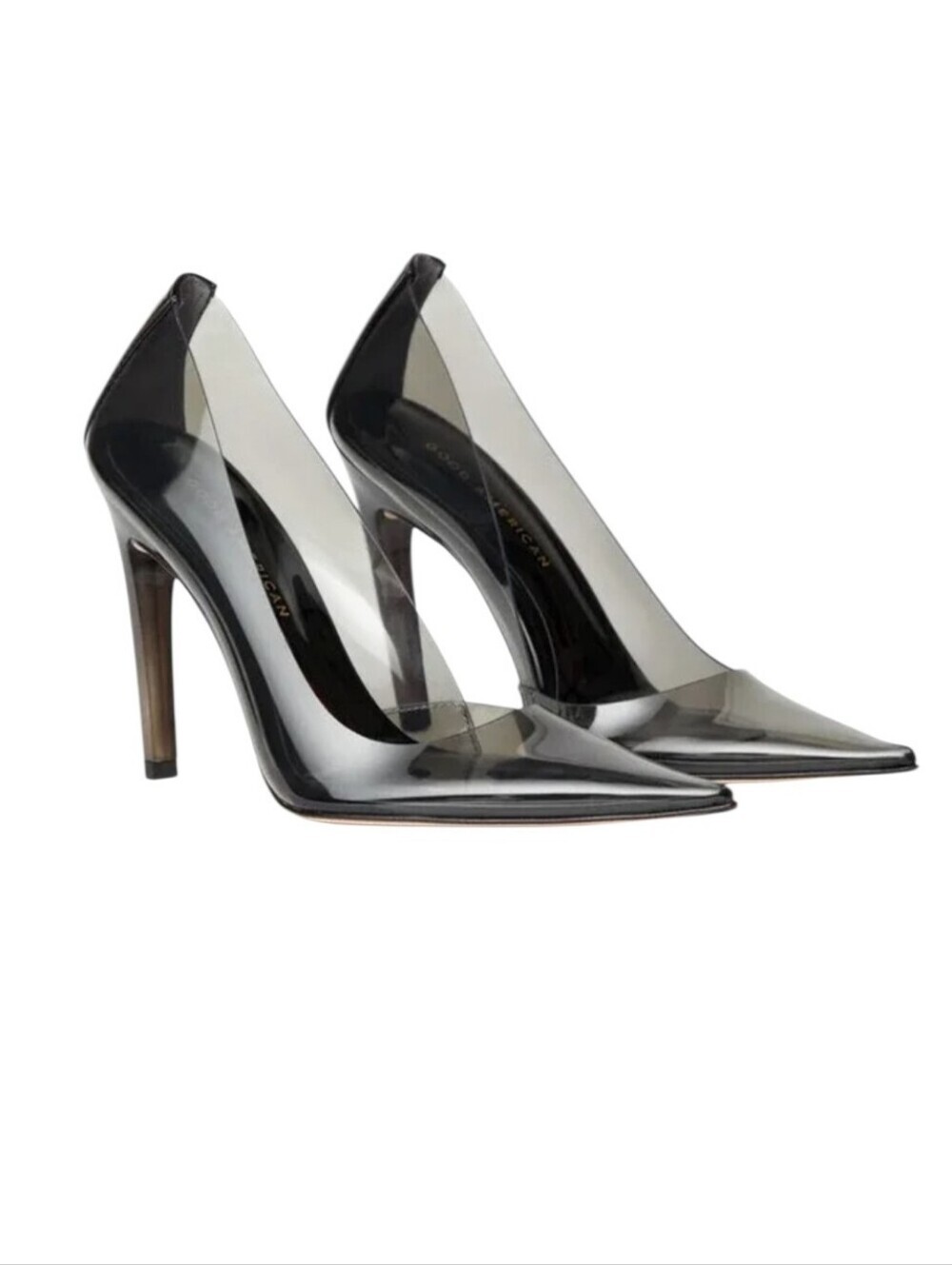Good American CINDER-F*CKING-RELLA  Light Smoke Point Toe Pump